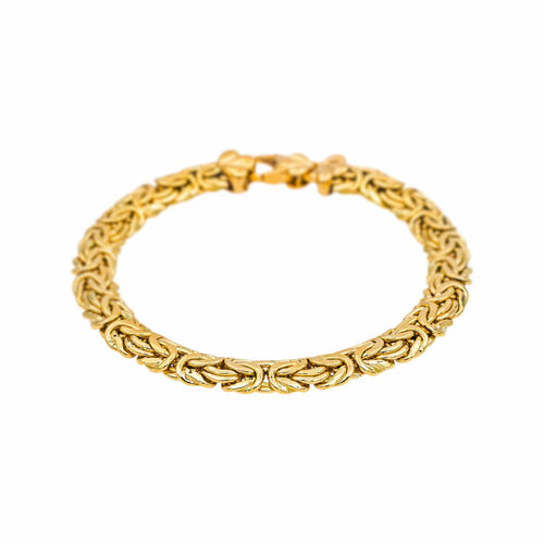 Bracelet Bracelet maille péruvienne en or jaune 58 Facettes 5564640CN