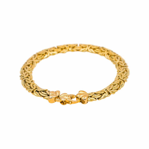 Bracelet Bracelet maille péruvienne en or jaune 58 Facettes 5564640CN