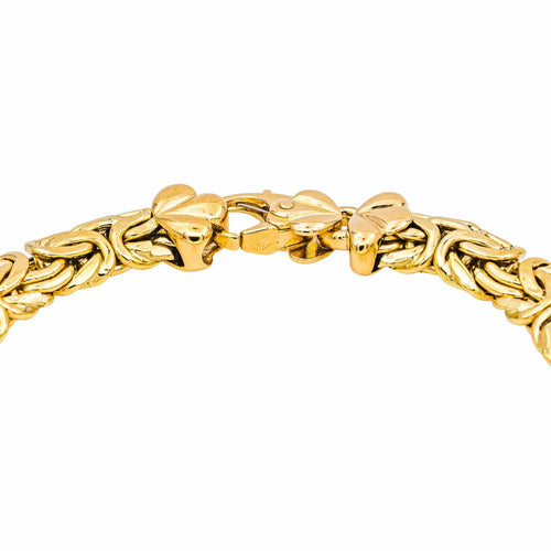 Bracelet Bracelet maille péruvienne en or jaune 58 Facettes 5564640CN