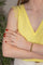Bracelet Bracelet maille péruvienne en or jaune 58 Facettes 5564640CN
