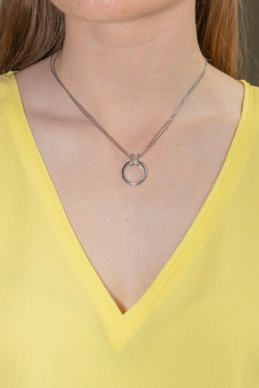 Collier Chaumet Liens - Collier en or blanc et diamants 58 Facettes 5441853RV