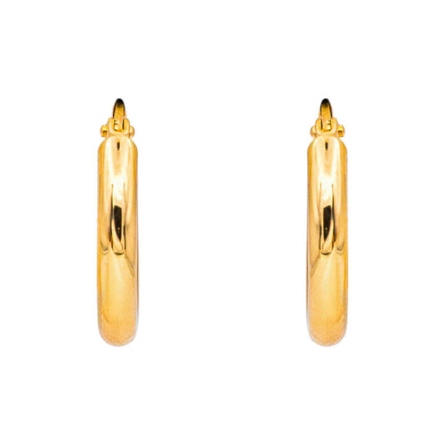 Boucles d'oreilles Boucles d'oreilles créoles en or jaune 58 Facettes 5538418RV