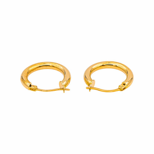 Boucles d'oreilles Boucles d'oreilles créoles en or jaune 58 Facettes 5538418RV