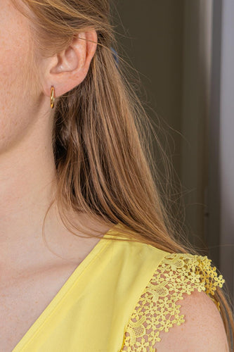 Boucles d'oreilles Boucles d'oreilles créoles en or jaune 58 Facettes 5538418RV