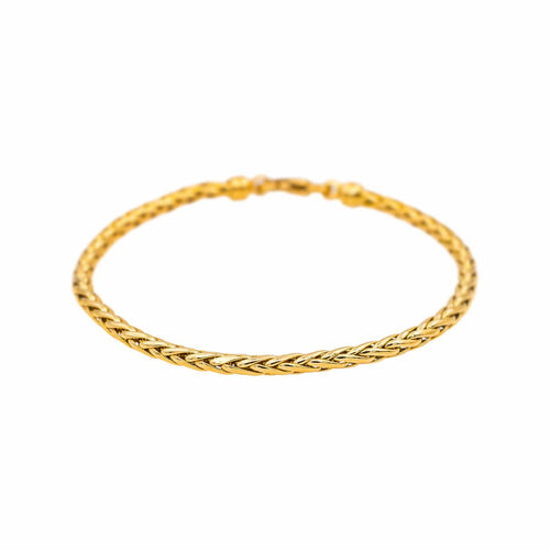 Bracelet Bracelet maille palmier en or jaune 58 Facettes 5576842CN
