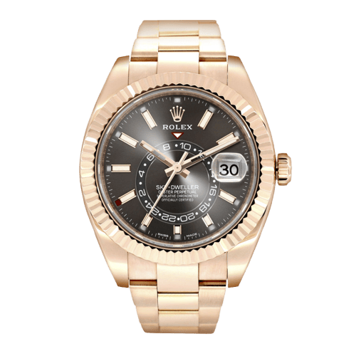 Montre Rolex - Montre Sky-Dweller Oyster Perpetual en or rose 58 Facettes OC-68802062