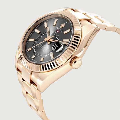 Montre Rolex Sky-Dweller - Montre Oyster Perpetual en or rose 58 Facettes OC-68802062
