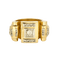 Bague 61 Tank - Bague en or jaune et diamants 58 Facettes BGTank