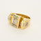 Bague 61 Tank - Bague en or 750 et diamants 58 Facettes BGTank