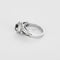 Bague 49 Bague saphir bleu et diamants en or blanc 58 Facettes P37L2