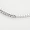 Bracelet Bracelet jonc flexible en or blanc et diamants 58 Facettes P11L6