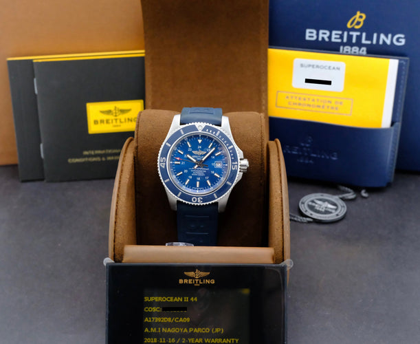 Montre Breitling Superocean II 44 - Montre en acier et caoutchouc 58 Facettes BTL/SOC/103