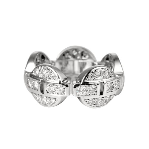 Bague 49 Cartier Himalia - Bague en or blanc et diamants 58 Facettes 290