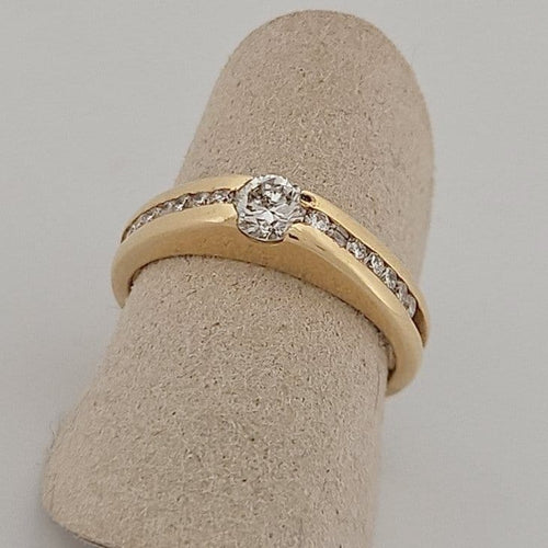 Bague 52 Bague en or jaune et diamants 58 Facettes 1665011-1665028