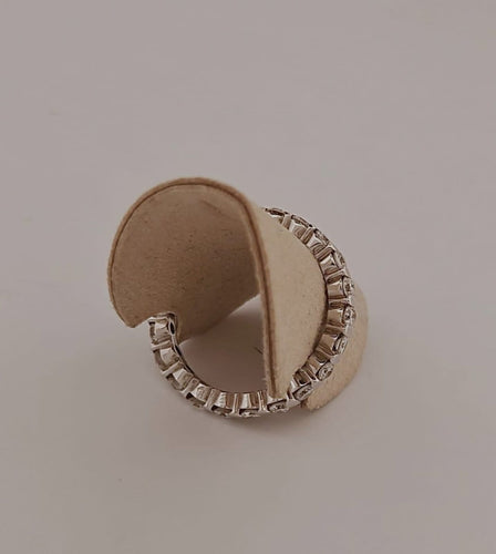 Bague 52 Alliance en or blanc et diamants 58 Facettes 1846556