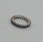 Bague 50 Alliance en or blanc et saphirs 58 Facettes 3042048