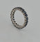 Bague 50 Alliance en or blanc et saphirs 58 Facettes 3042048