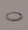 Bague 52.5 Bague demi-alliance en or blanc et brillants 58 Facettes 3042188