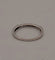 Bague 52.5 Bague demi-alliance en or blanc et brillants 58 Facettes 3042188