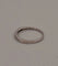 Bague 52.5 Bague demi-alliance en or blanc et brillants 58 Facettes 3042188