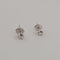 Boucles d'oreilles Boucles d'oreilles puces en or blanc et brillants 58 Facettes 2090738