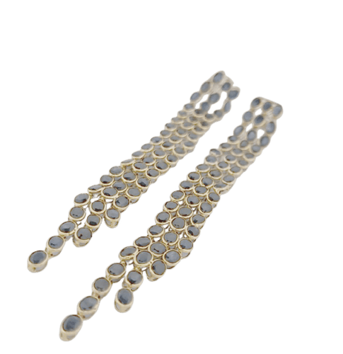 Boucles d'oreilles Boucles d'oreilles en or jaune et saphirs 58 Facettes 2820179