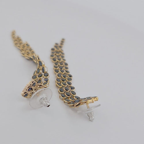 Boucles d'oreilles Boucles d'oreilles en or jaune et saphirs 58 Facettes 2820179
