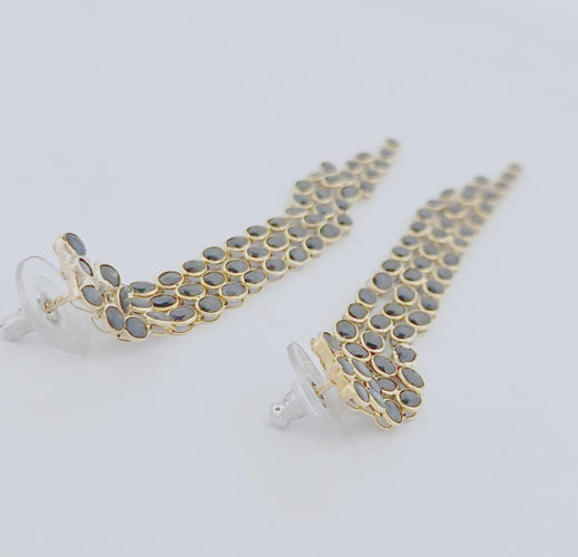 Boucles d'oreilles Boucles d'oreilles en or jaune et saphirs 58 Facettes 2820179
