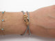 Bracelet FRED Force 10 - Bracelet PM manille or jaune 18k et acier 58 Facettes 274930
