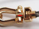 Bracelet FRED Force 10 - Bracelet PM manille or jaune 18k et acier 58 Facettes 274930