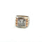 Bague 54 Bague en or jaune 18 ct avec diamant central 58 Facettes 380/26 A