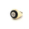 Bague 52 Bague en or jaune 18 ct avec diamant et onyx 58 Facettes 299/26 G