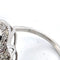 Bague 56 Bague en or blanc 18 ct avec saphir et diamants 58 Facettes 169/26 F 129/26