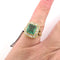 Bague 52 Bague en or jaune 18 ct, diamants et émeraude 58 Facettes 299/26 H