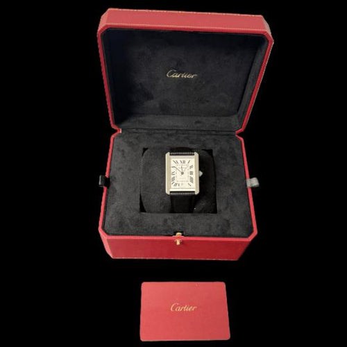 Montre Cartier Tank Solo - Montre en acier 58 Facettes MT46728