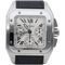 Montre Cartier Santos 100 XL Chronograph - Montre en acier 58 Facettes MT46731