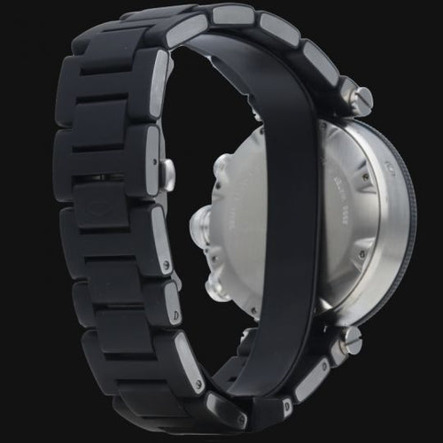 Montre Cartier Pasha Seatimer - Montre chronographe 42 mm en acier 58 Facettes MT46733