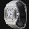 Montre Cartier Santos 100 XL - Montre chronographe en or jaune et acier 58 Facettes MT46767