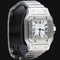 Montre Cartier Santos 100 XL - Montre chronographe en or jaune et acier 58 Facettes MT46767