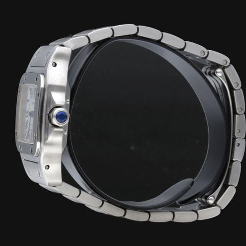 Montre Cartier Santos 100 XL - Montre chronographe en or jaune et acier 58 Facettes MT46767