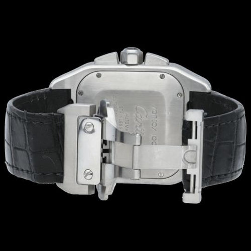 Montre Cartier Santos 100 XL Chronograph - Montre en acier 58 Facettes MT46738