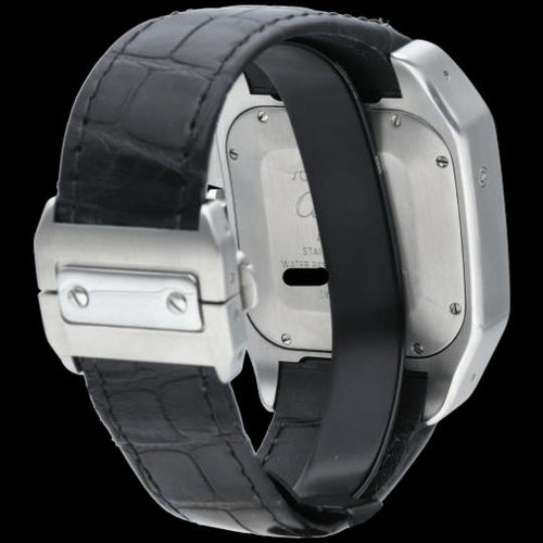 Montre Cartier Santos 100 XL Chronograph - Montre en acier 58 Facettes MT46738