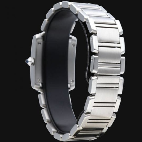 Montre Cartier Tank Française - Montre en acier 58 Facettes MT46740
