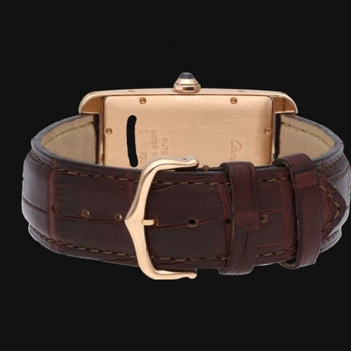 Montre Cartier Tank Américaine - Montre en or rose 58 Facettes MT46745