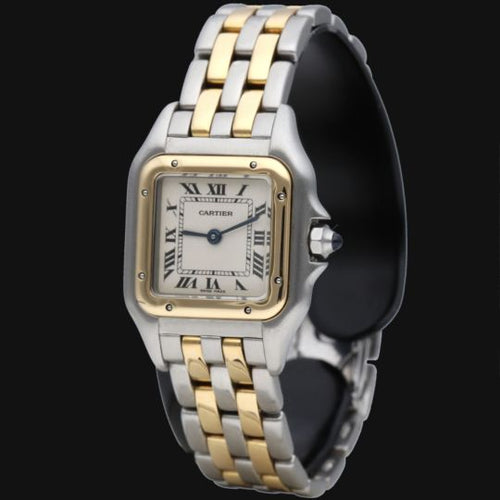 Montre Cartier Panthère - Montre en or jaune et acier 58 Facettes MT46747