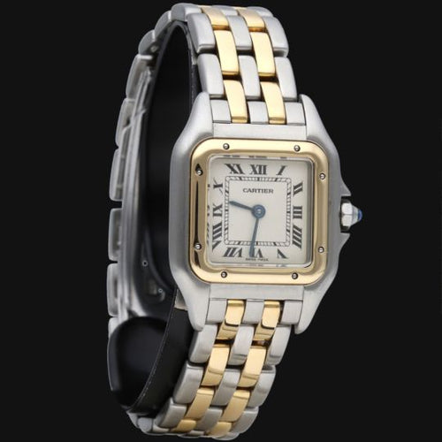 Montre Cartier Panthère - Montre en or jaune et acier 58 Facettes MT46747