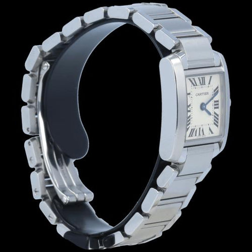 Montre Cartier Tank Française - Montre en acier 58 Facettes MT46756