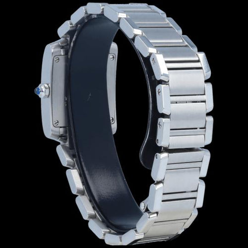 Montre Cartier Tank Française - Montre en acier 58 Facettes MT46756