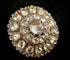 Broche Napoléon III - Broche en or jaune 18K et diamants taille rose 58 Facettes Broche 11