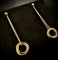 Boucles d'oreilles Cartier Trinity - Boucles d'oreilles 3 anneaux en trois ors et diamants 58 Facettes Boucles 03